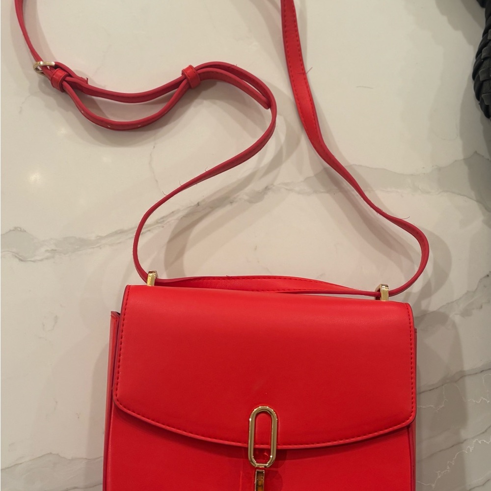 a new day Vibrant Red Crossbody Bag